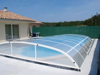 Abri pour piscine bas télescopique - Devis sur Techni-Contact.com - 8