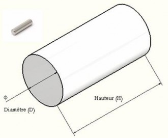 Aimant cylindrique - Devis sur Techni-Contact.com - 1