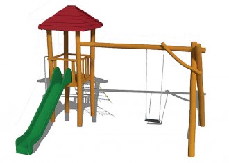 Aire de jeux en bois sur mesure - Devis sur Techni-Contact.com - 5