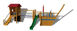 Aire de jeux en bois sur mesure - Devis sur Techni-Contact.com - 6