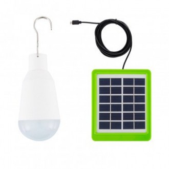 Ampoule LED E27 Portatif avec Chargeur Solaire 2W - Devis sur Techni-Contact.com - 2