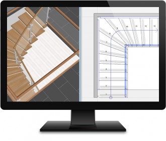 Application bureautique conception escaliers - Devis sur Techni-Contact.com - 1