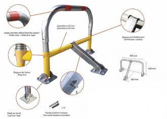 Arceau de parking avec amortisseurs - Devis sur Techni-Contact.com - 4