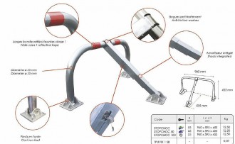 Arceau de parking avec amortisseurs - STOPCHOC - Devis sur Techni-Contact.com - 4