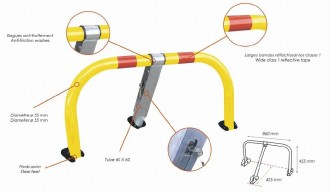 Arceau de parking verrouillage automatique - Devis sur Techni-Contact.com - 2