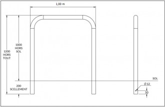 Arceau simple en acier - Devis sur Techni-Contact.com - 5