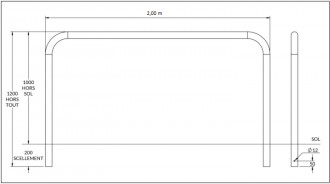 Arceau simple en acier - Devis sur Techni-Contact.com - 6