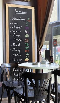 Ardoise menu restaurant murale - Devis sur Techni-Contact.com - 3