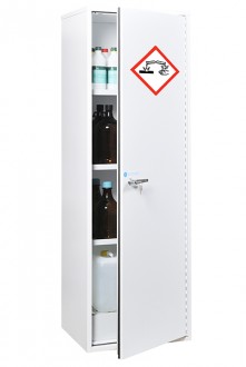 Armoire 1 porte pour stockage de produits chimiques - Rétention : 46L - Devis sur Techni-Contact.com - 1