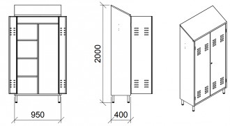 Armoire à balais inox - Devis sur Techni-Contact.com - 2