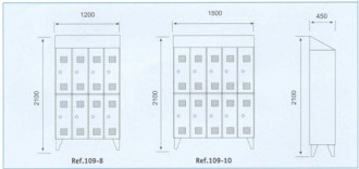 Armoire à casiers en acier pour industrie - Devis sur Techni-Contact.com - 2