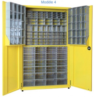 Armoire à tiroirs plastique avec portes - Devis sur Techni-Contact.com - 4