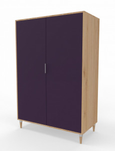 Armoire pour chambre 2 portes - Devis sur Techni-Contact.com - 1