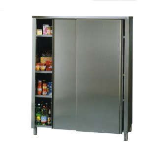 Armoire de cuisine à porte coulissantes - Devis sur Techni-Contact.com - 1