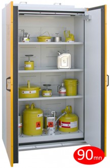 Armoire de stockage coupe-feu 90 mn pour produits inflammables - Devis sur Techni-Contact.com - 1