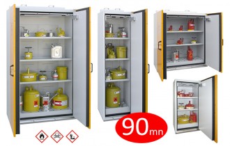 Armoire de stockage coupe-feu 90 mn pour produits inflammables - Devis sur Techni-Contact.com - 3