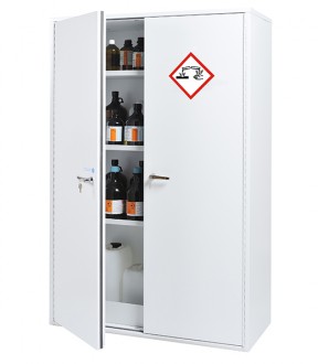 Armoire de stockage produits chimiques avec fermeture automatique des portes - Devis sur Techni-Contact.com - 1