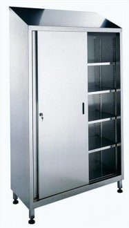 Armoire inox avec dessus en pente - Devis sur Techni-Contact.com - 1