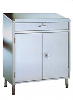 Armoire pupitre inox 2 portes battantes - Devis sur Techni-Contact.com - 1