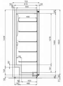 Armoire réfrigérée de stockage Gastronorme 1/2 - Devis sur Techni-Contact.com - 4