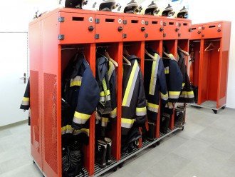Armoire vestiaire sapeurs pompiers - Devis sur Techni-Contact.com - 1