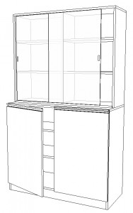 Armoire vitrine pour laboratoire - Devis sur Techni-Contact.com - 1