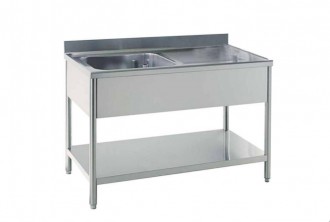 Bac de plonge inox pour cuisine professionnelle - Devis sur Techni-Contact.com - 1