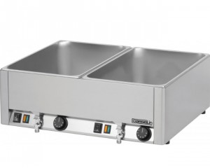 Bain marie électrique double à 2 robinets de vidange - Devis sur Techni-Contact.com - 1