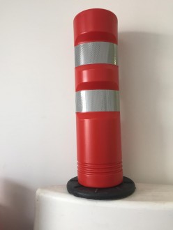 Balise de signalisation auto-relevable rouge J12 - Devis sur Techni-Contact.com - 1