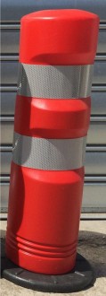 Balise de signalisation auto-relevable rouge J12 - Devis sur Techni-Contact.com - 2