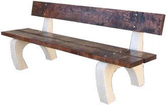 Banc béton bois - Devis sur Techni-Contact.com - 1