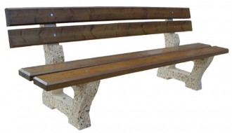 Banc de jardin béton armé - Devis sur Techni-Contact.com - 1