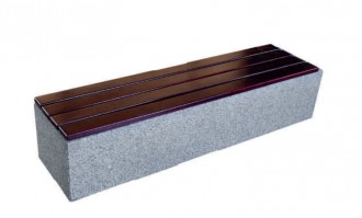 Banc en béton gris granite Kube M - Devis sur Techni-Contact.com - 3