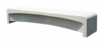 Banc en béton L 2500 mm - Devis sur Techni-Contact.com - 1