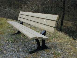 Banc en fonte lame bois - Devis sur Techni-Contact.com - 2