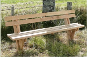 Banc forestier avec dossier - Devis sur Techni-Contact.com - 2