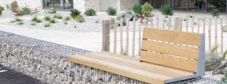 Banc gabion à dossier - Devis sur Techni-Contact.com - 2