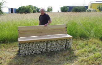 Banc gabion à dossier - Devis sur Techni-Contact.com - 3