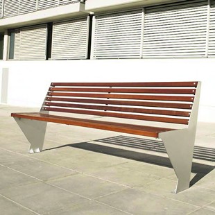 Banc jardin bois acier - Devis sur Techni-Contact.com - 2