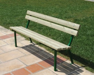 Banc public bois de pin - Devis sur Techni-Contact.com - 1