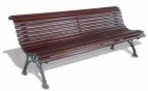 Banc public bois exotique - Devis sur Techni-Contact.com - 1