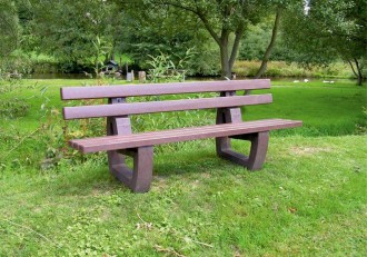 Banc public plastique recyclé 1m50 - Devis sur Techni-Contact.com - 5