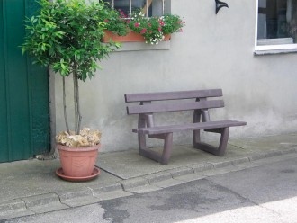 Banc public plastique recyclé à lames - Devis sur Techni-Contact.com - 5