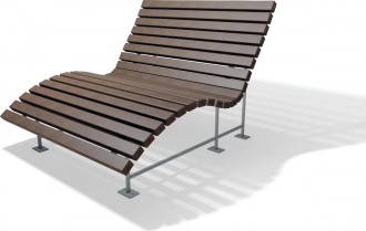 Banc relax public plastique recyclé - Devis sur Techni-Contact.com - 1