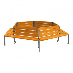 Banc tour d'arbre en bois - Devis sur Techni-Contact.com - 3