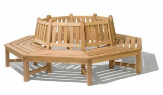 Banc tour d'arbre tout bois octogonal - Devis sur Techni-Contact.com - 1