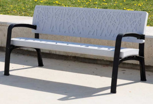 Banc urbain en polyéthylène - Devis sur Techni-Contact.com - 10