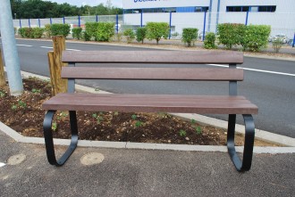 Banc urbain modulable en plastique recyclé - Devis sur Techni-Contact.com - 2