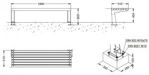 Banquette de jardin en bois - Devis sur Techni-Contact.com - 2