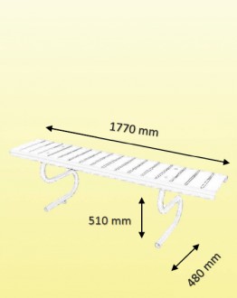 Banquette extérieure en acier - Devis sur Techni-Contact.com - 2